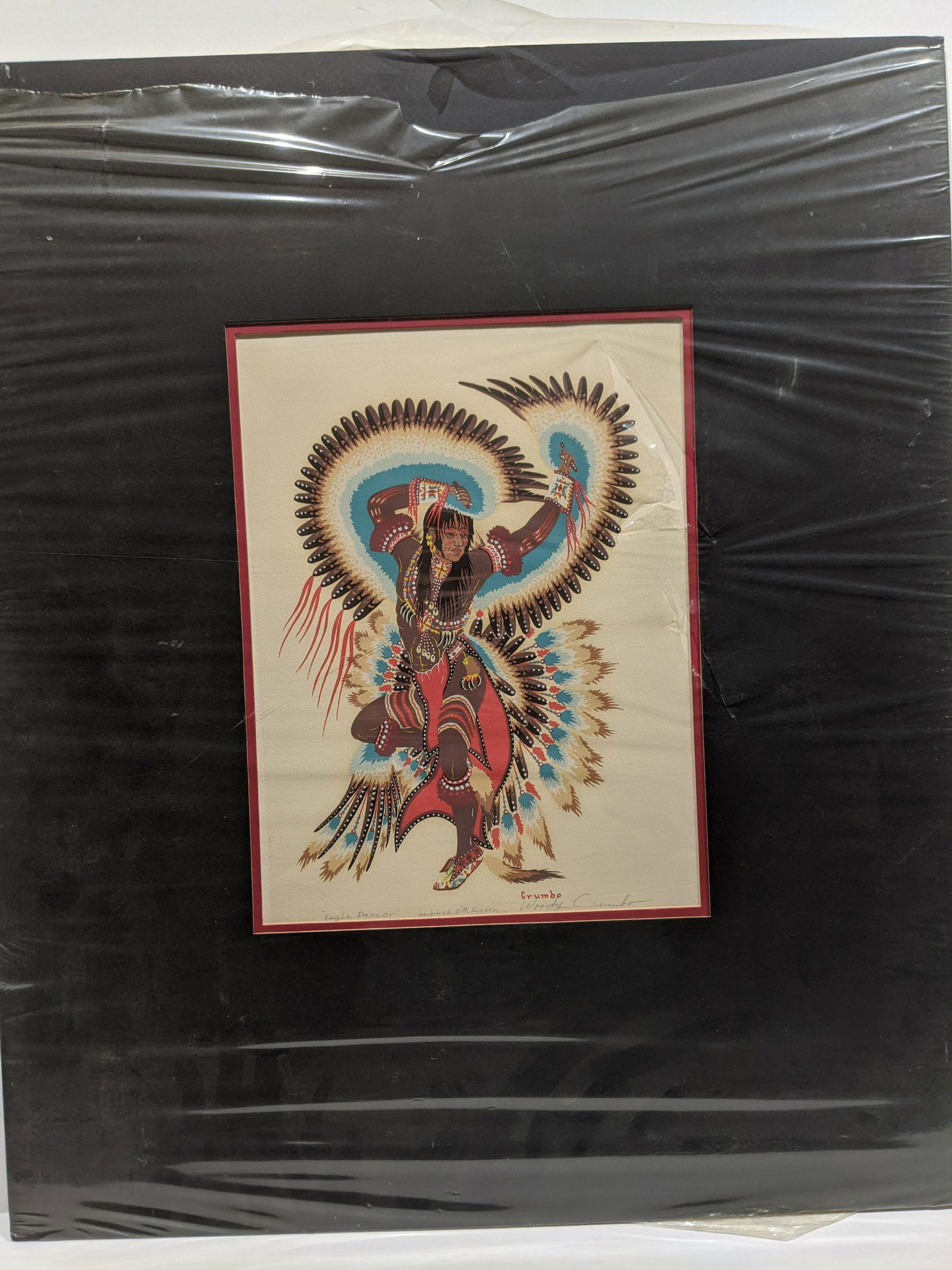 Woody Crumbo American Indian Eagle Dance Silkscreen (1 of 8)