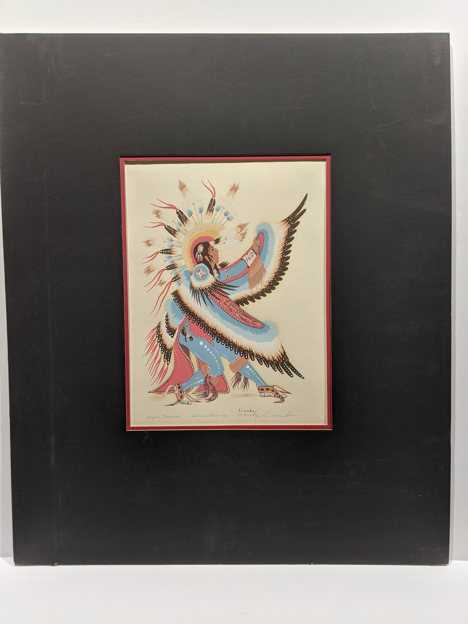Woody Crumbo American Indian Eagle Dance Silkscreen (1 of 8)