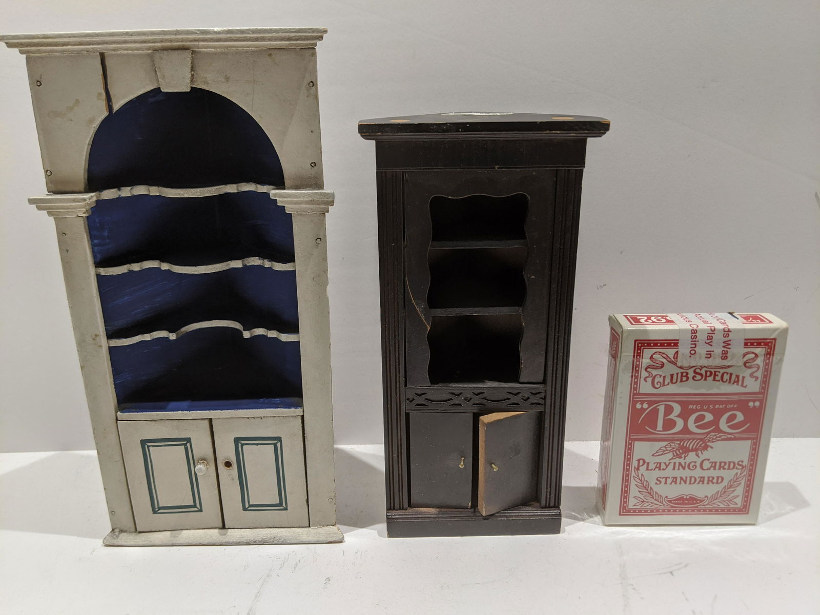 Pair Vintage Doll House Corner Cabinets BS & Co Japan (1 of 6)