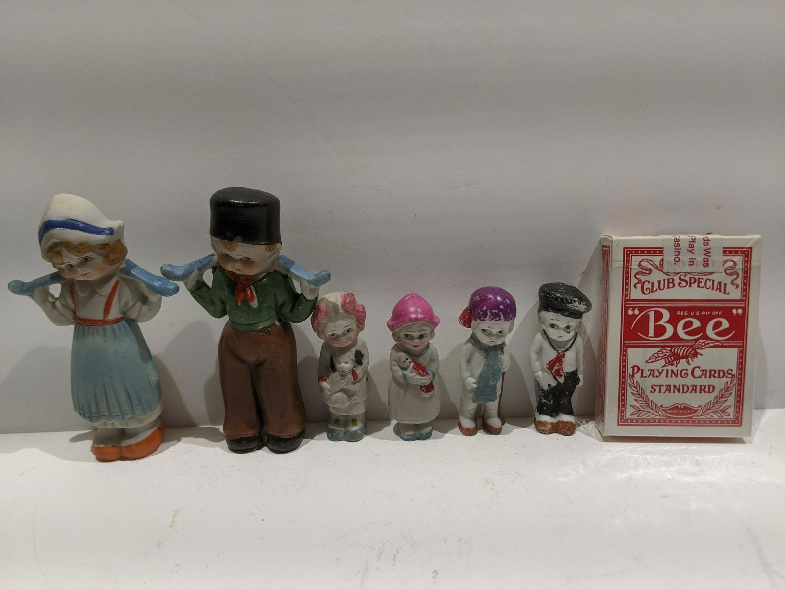 Lot 6 Vintage Made in Japan Porcelain c1950's Figures (1 of 5)