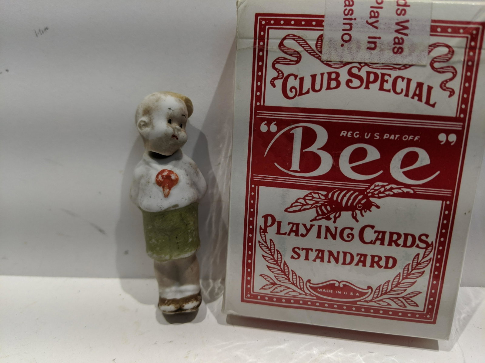 1920's Germany Cartoon Skeezix Porcelain Nodder: 1920's Germany Cartoon Skeezix Porcelain Nodder. Measurements in inches: 3 high Condition:Shows some wear, string is loose Shipping:We offer in-house shipping. Item(s) will be packed after invoice is 