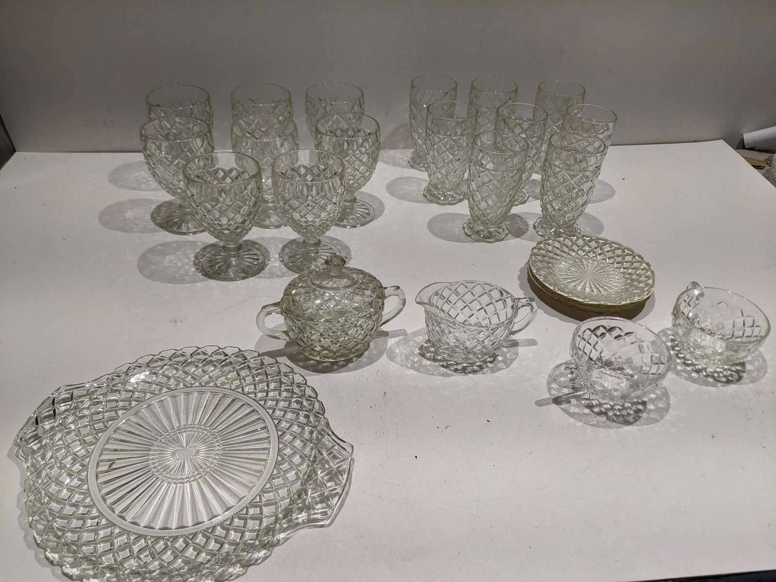 Lot 24 Waterford Crystal Prism Glassware (1 of 9)