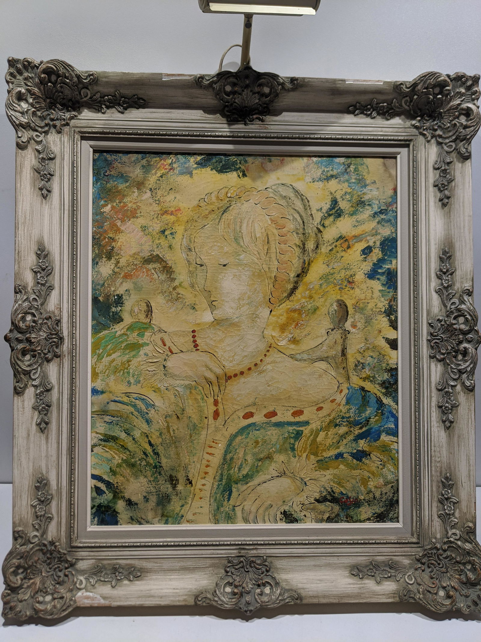 Mario Casini Portrait of Woman Oil Painting (1 of 18)