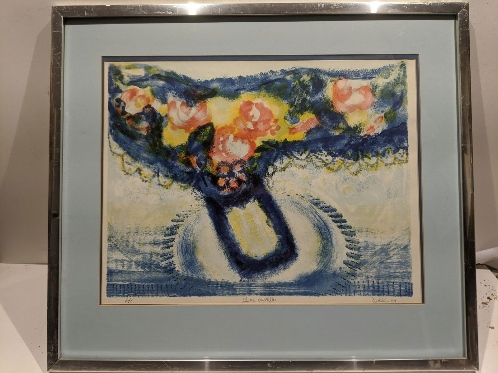 1969 Juan Ripolles Flores Amorillos Ltd Ed Lithograph (1 of 15)