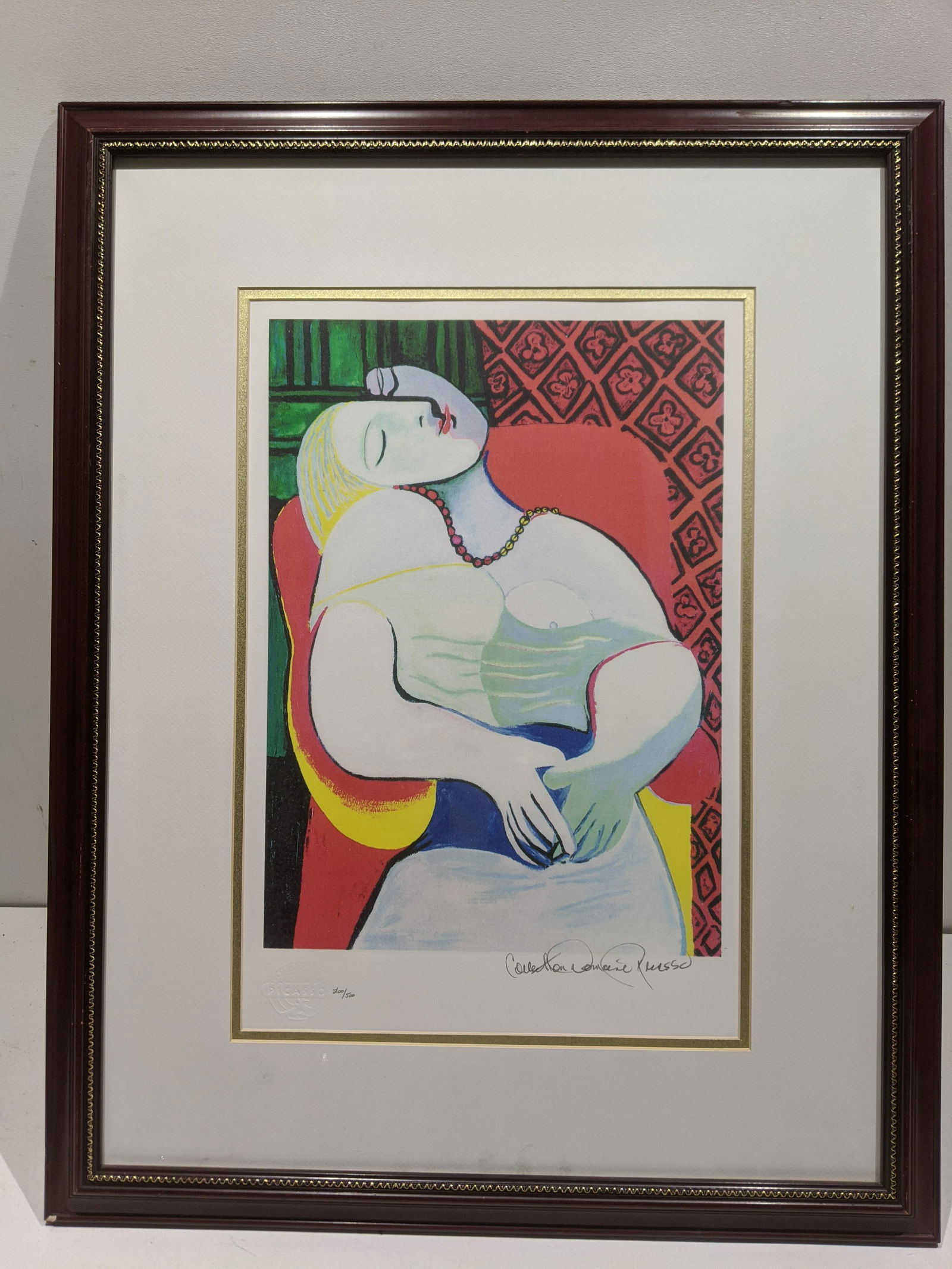 Pablo Picasso Estate Ltd Ed Lithograph of Woman (1 of 11)