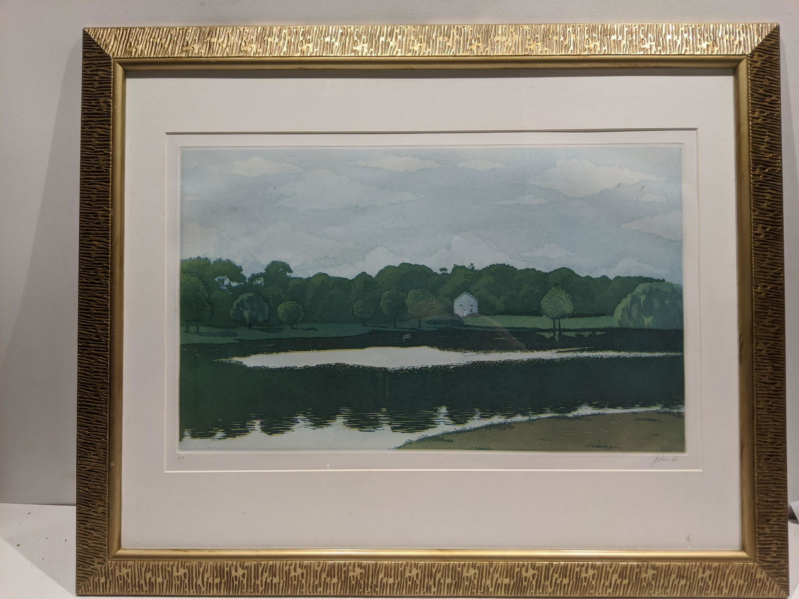 Nicolette Jelen Aquatint Etching AP Lake (1 of 11)