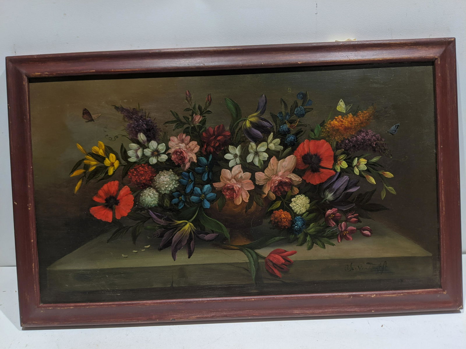 Jan Van Doust Floral Still Life Oil Painting (1 of 9)