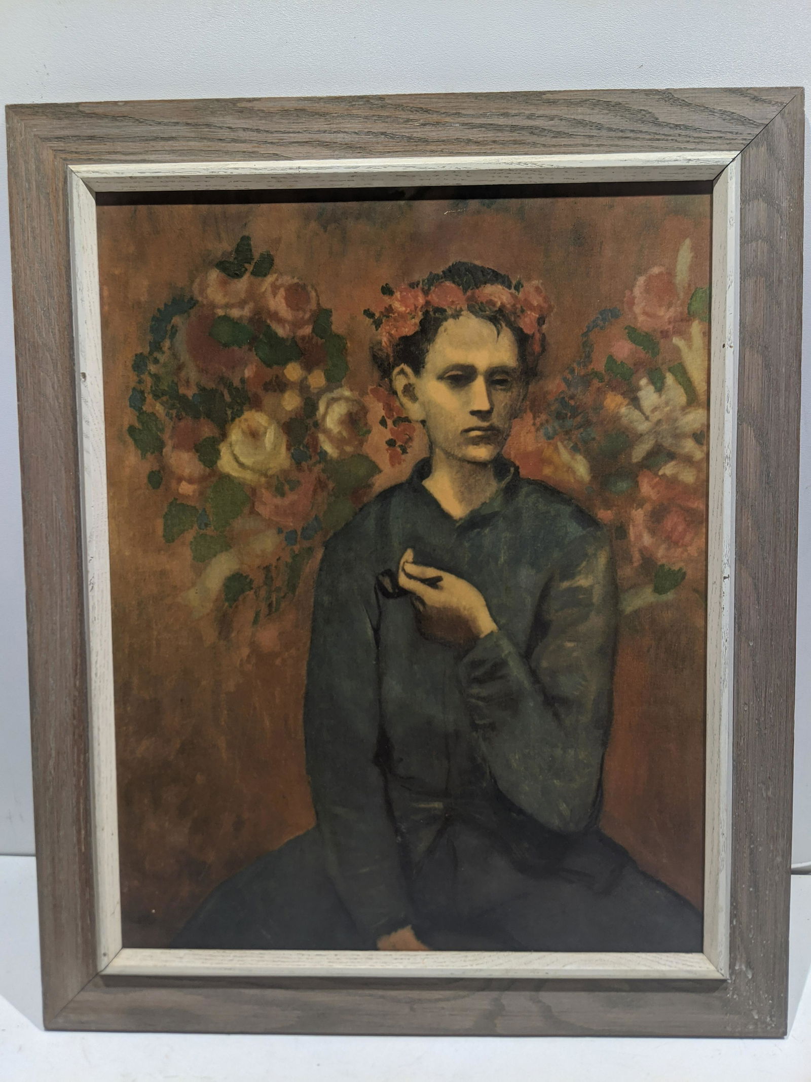 Pablo Picasso  Boy with Pipe Very Early Print on Board (1 of 11)