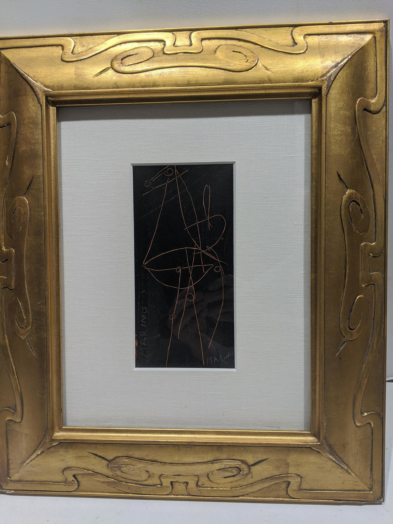 Mario Marino Abstract Composition Lithograph (1 of 8)