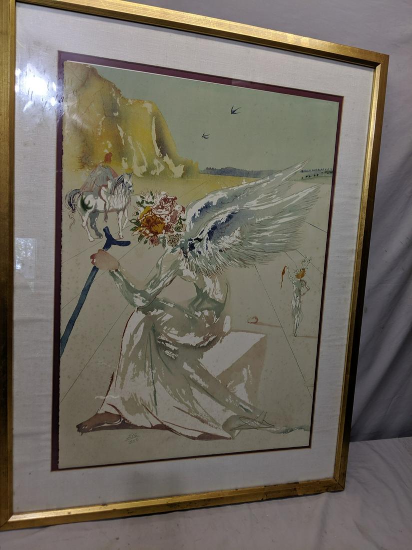 Salvadore Dali Pencil Signed Original Lithograph 216/35 (1 of 13)