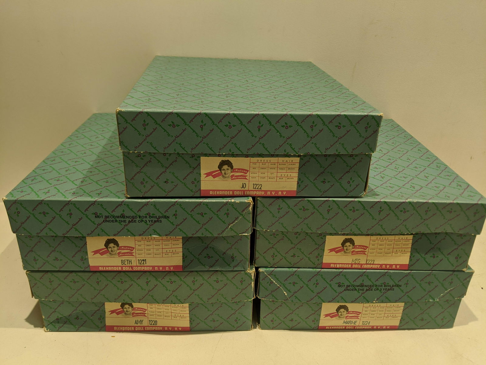 Lot 6 Madame Alexander Little Women Dolls in Boxes (1 of 9)