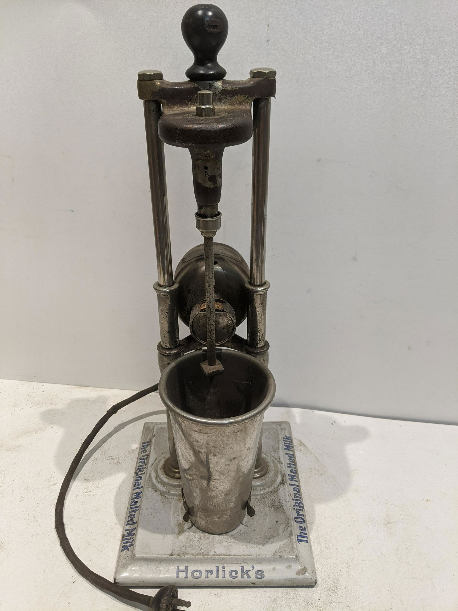 Antique Horlick's Malted Milk Ice Cream Mixer (1 of 5)
