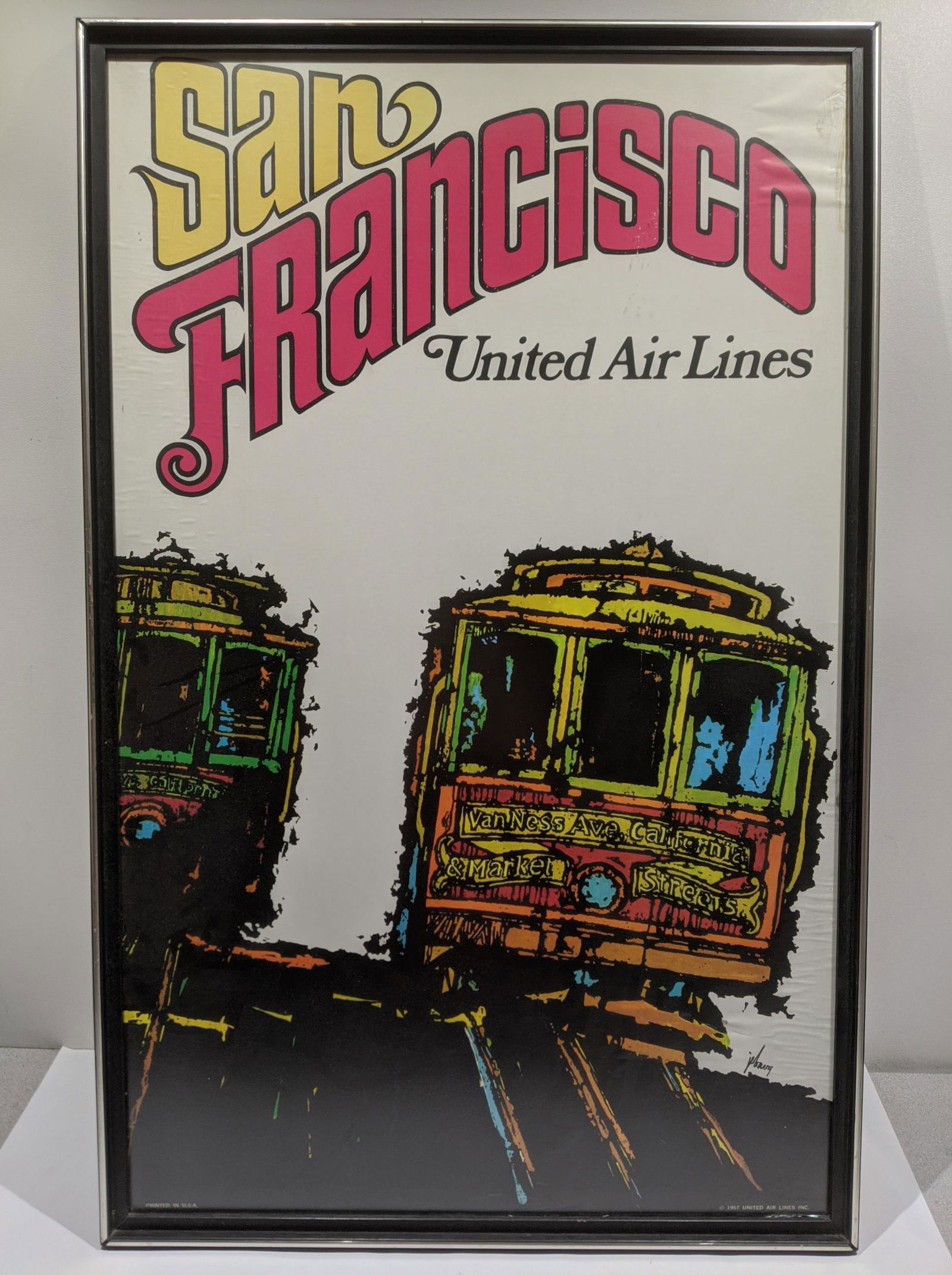 1967 United Airlines San Francisco Original Poster (1 of 11)