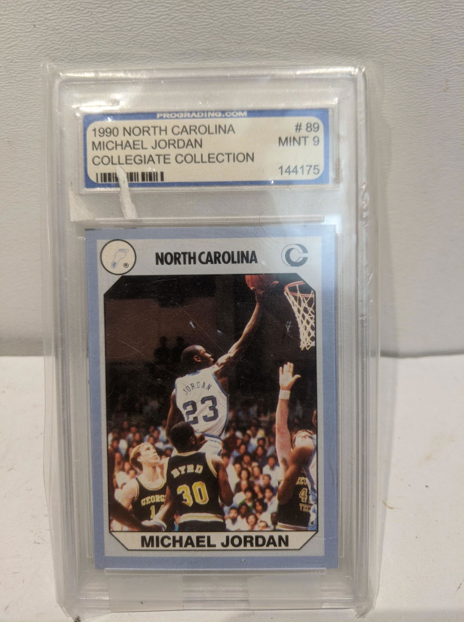 1990 North Carolina Michael Jordan #89 Card Graded (1 of 5)