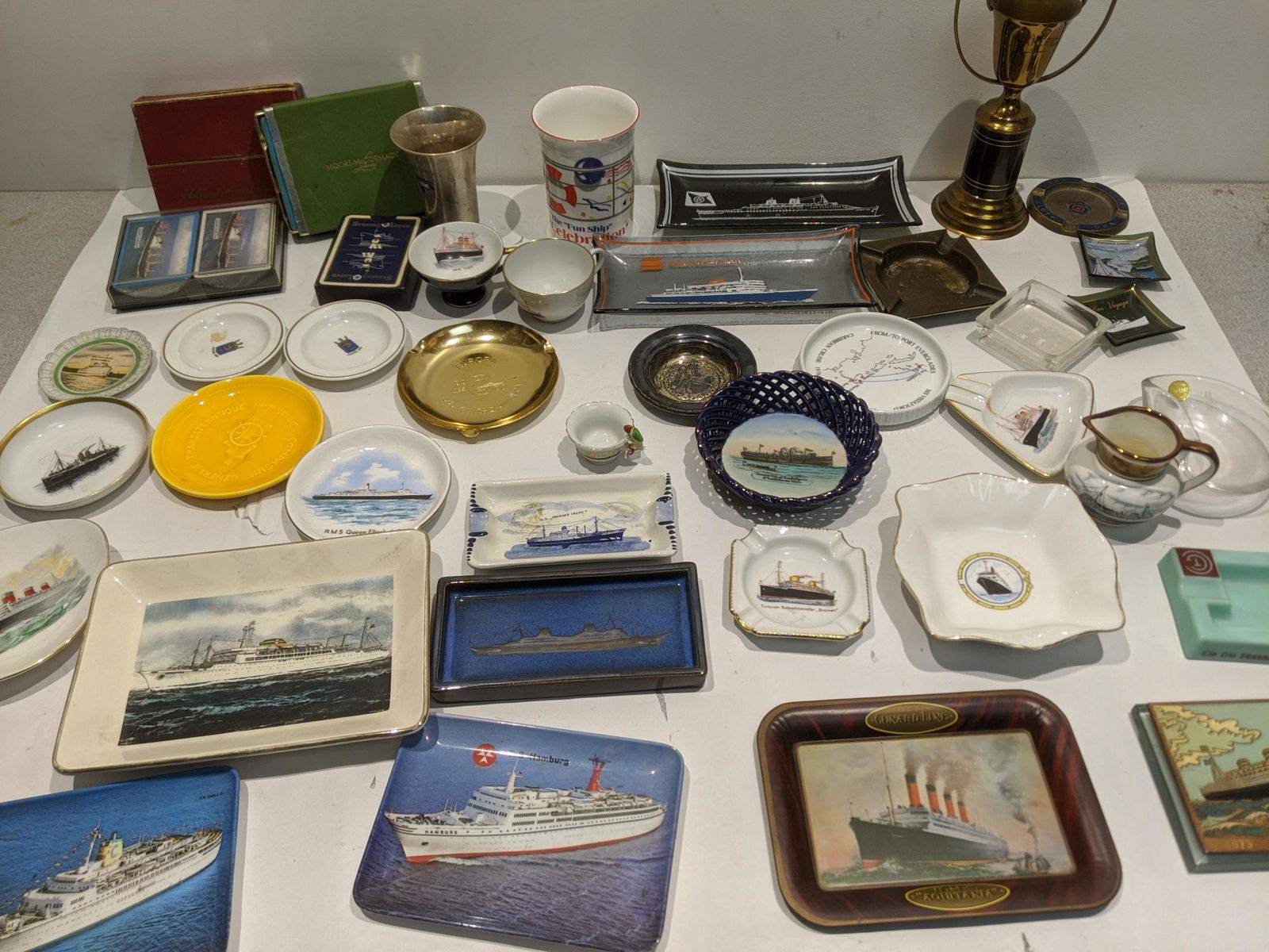 Large Lot Assorted Vintage Steamship Memorabilia (1 of 11)