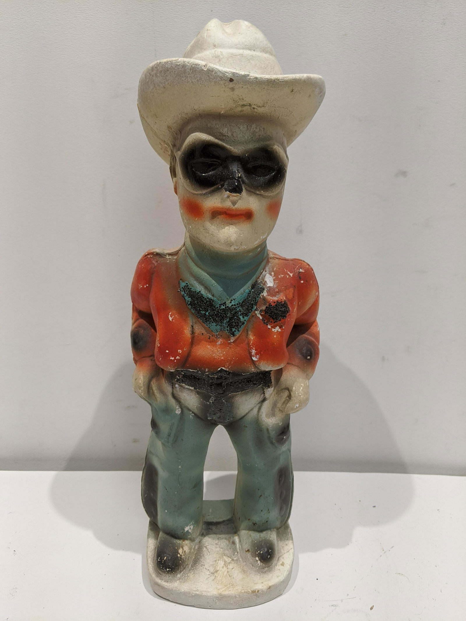 c1940's Lone Ranger Carnival Chalkware Figure (1 of 6)