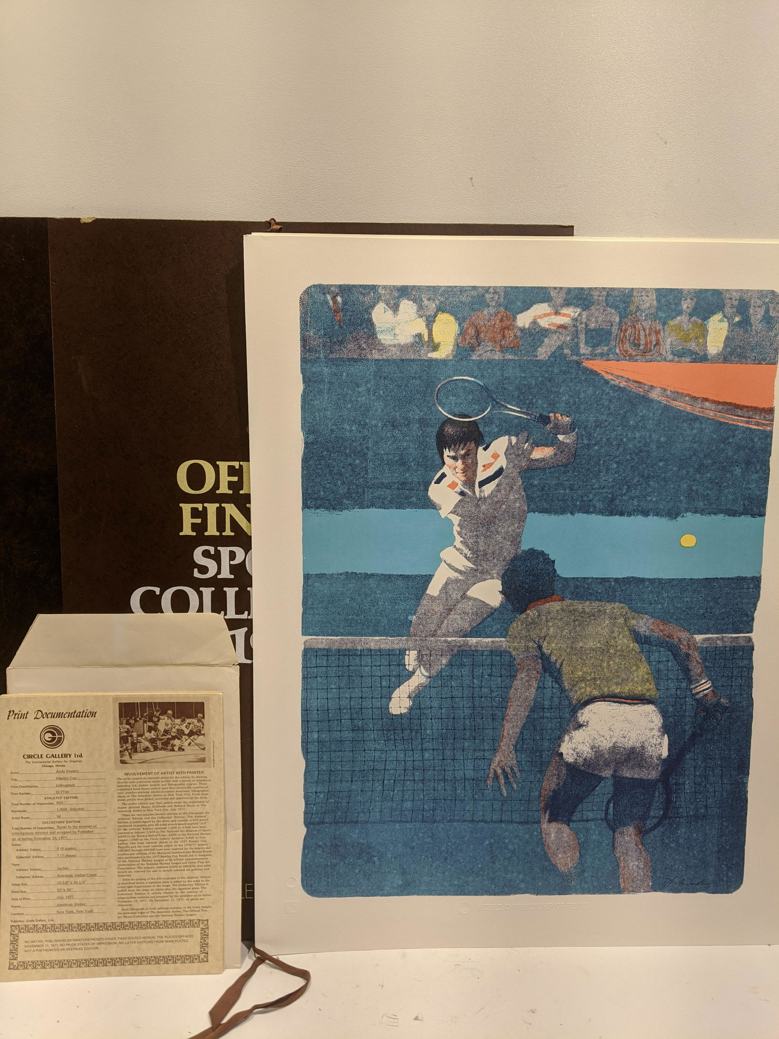 1977 Circle Gallery Sports Collection w/ 7 Lithos (1 of 11)