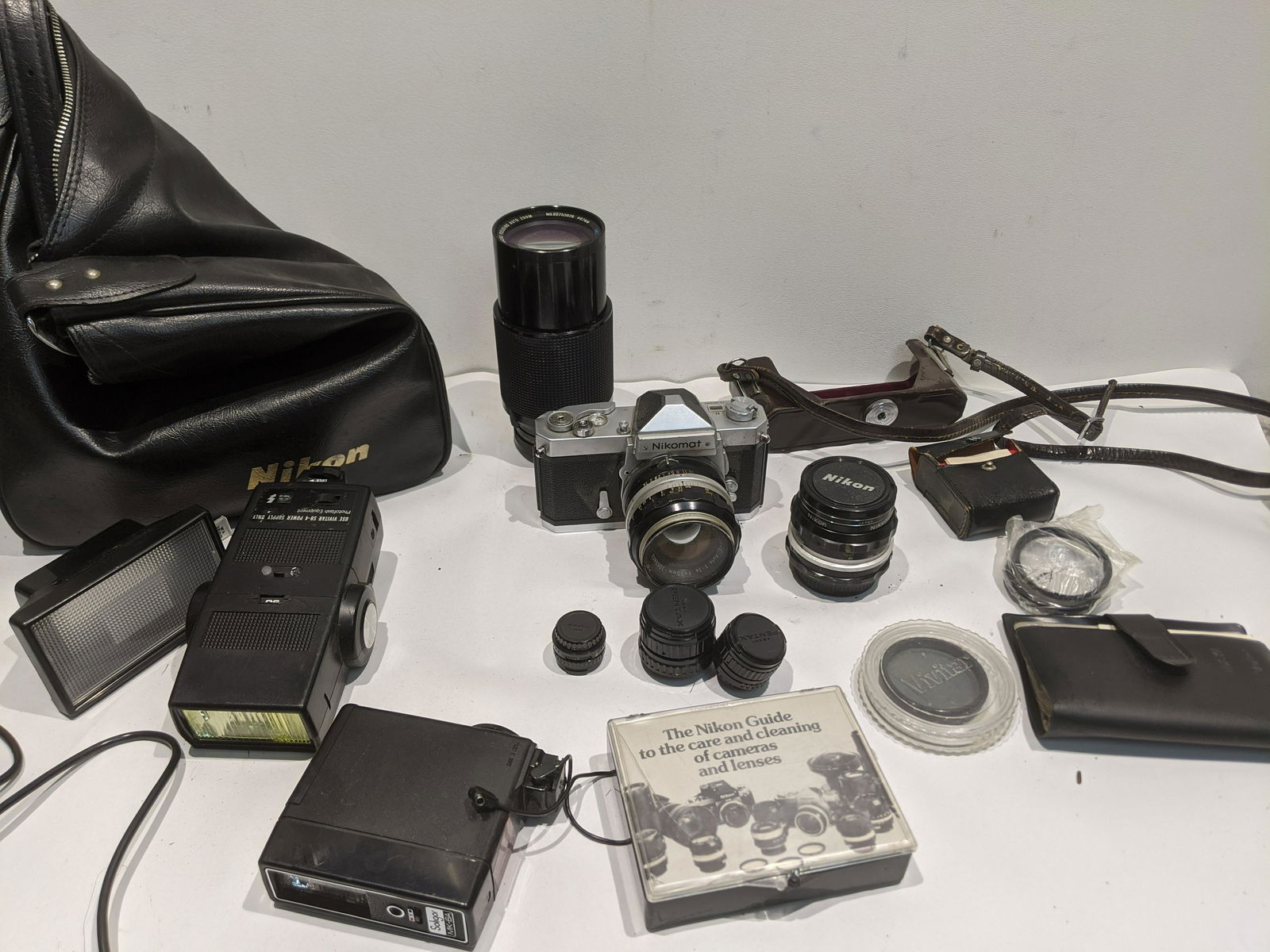 Nikon Nikomat w/ Nikkor & Pentax Camera etc (1 of 8)