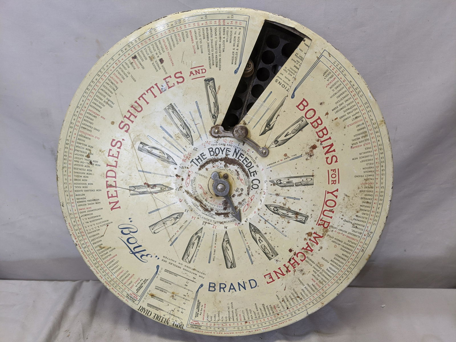 1920's Metal Boye Needle Co Store Display Dispenser (1 of 6)