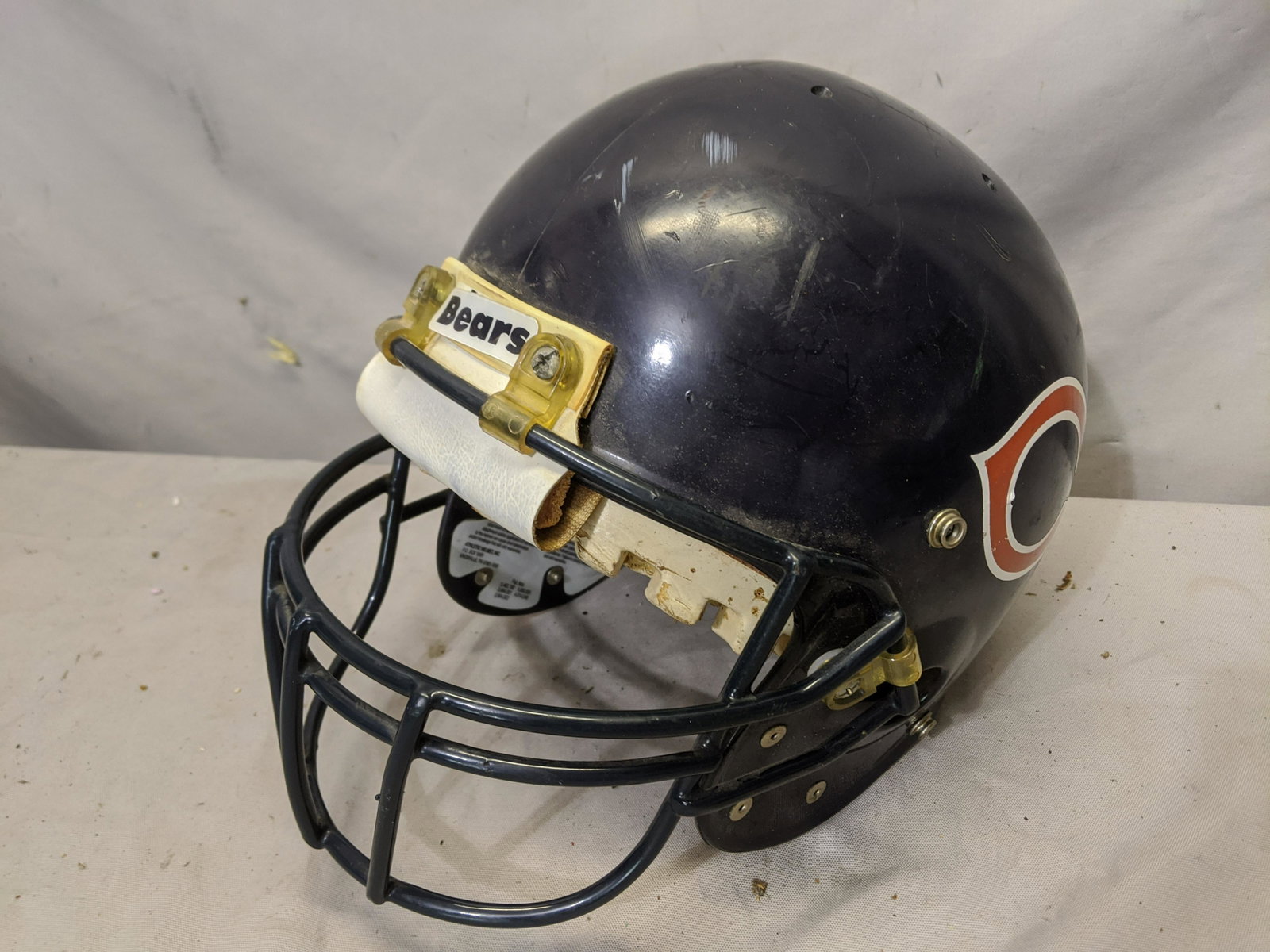 1985 Chicago Bears Game Football Athletic Helmet Inc