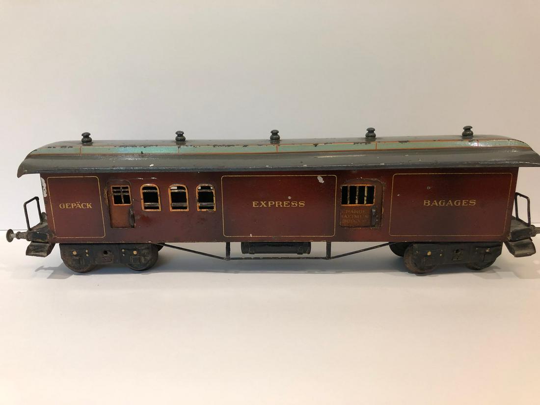 c1910 Bing 1 Gauge Baggage Car Train Coach (1 of 5)