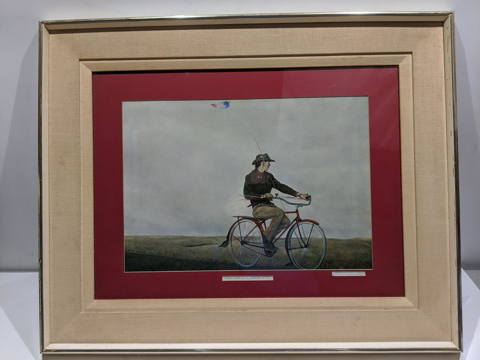 Andrew Wyeth Young America Pencil Signed Print (1 of 12)