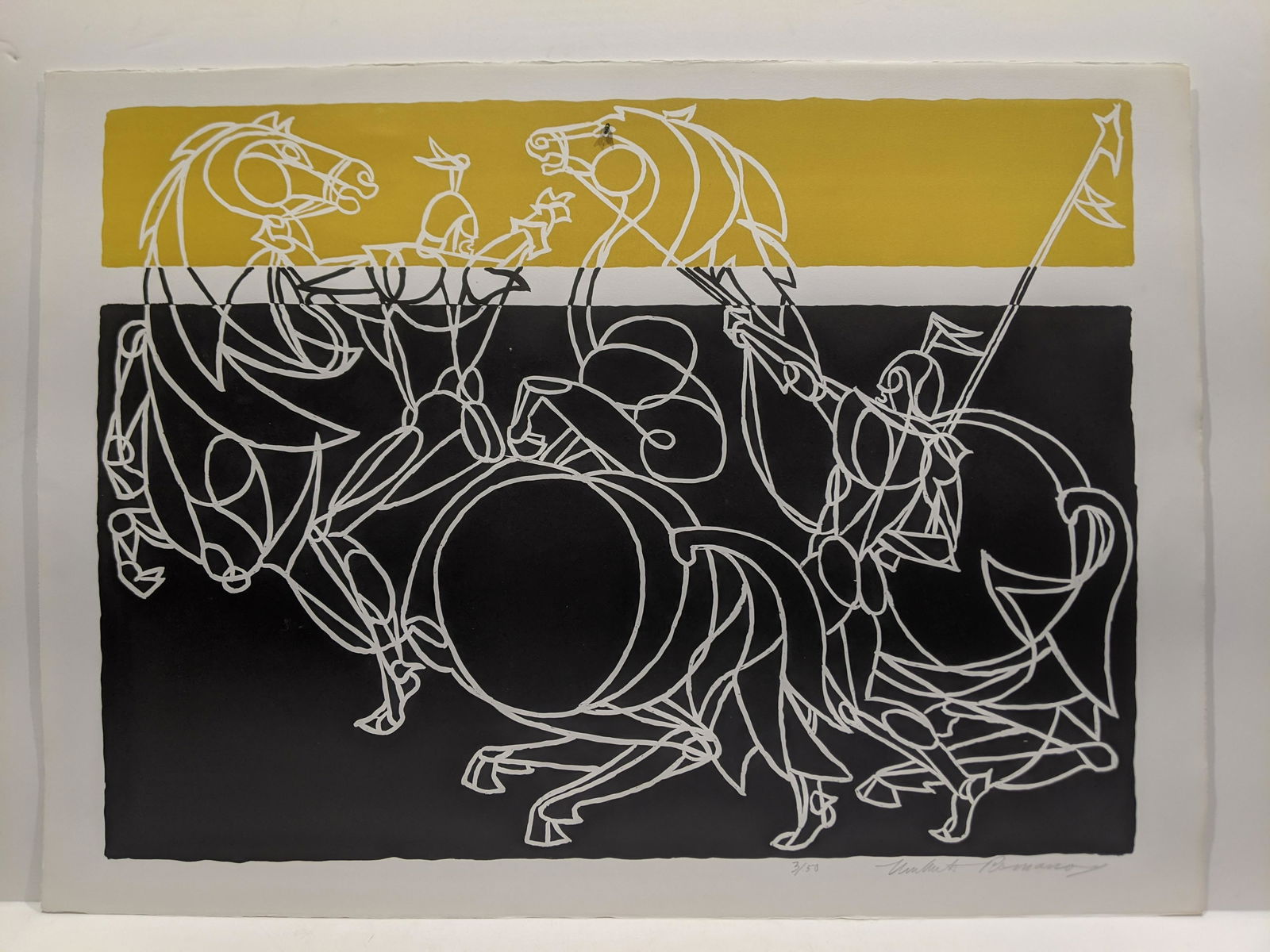 Umberto Romano Ltd Ed Roman Horseman Lithograph (1 of 9)