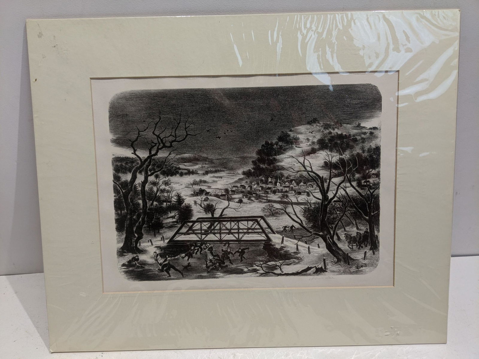 Doris Lee Winter in the Catskills Original Lithograph (1 of 11)