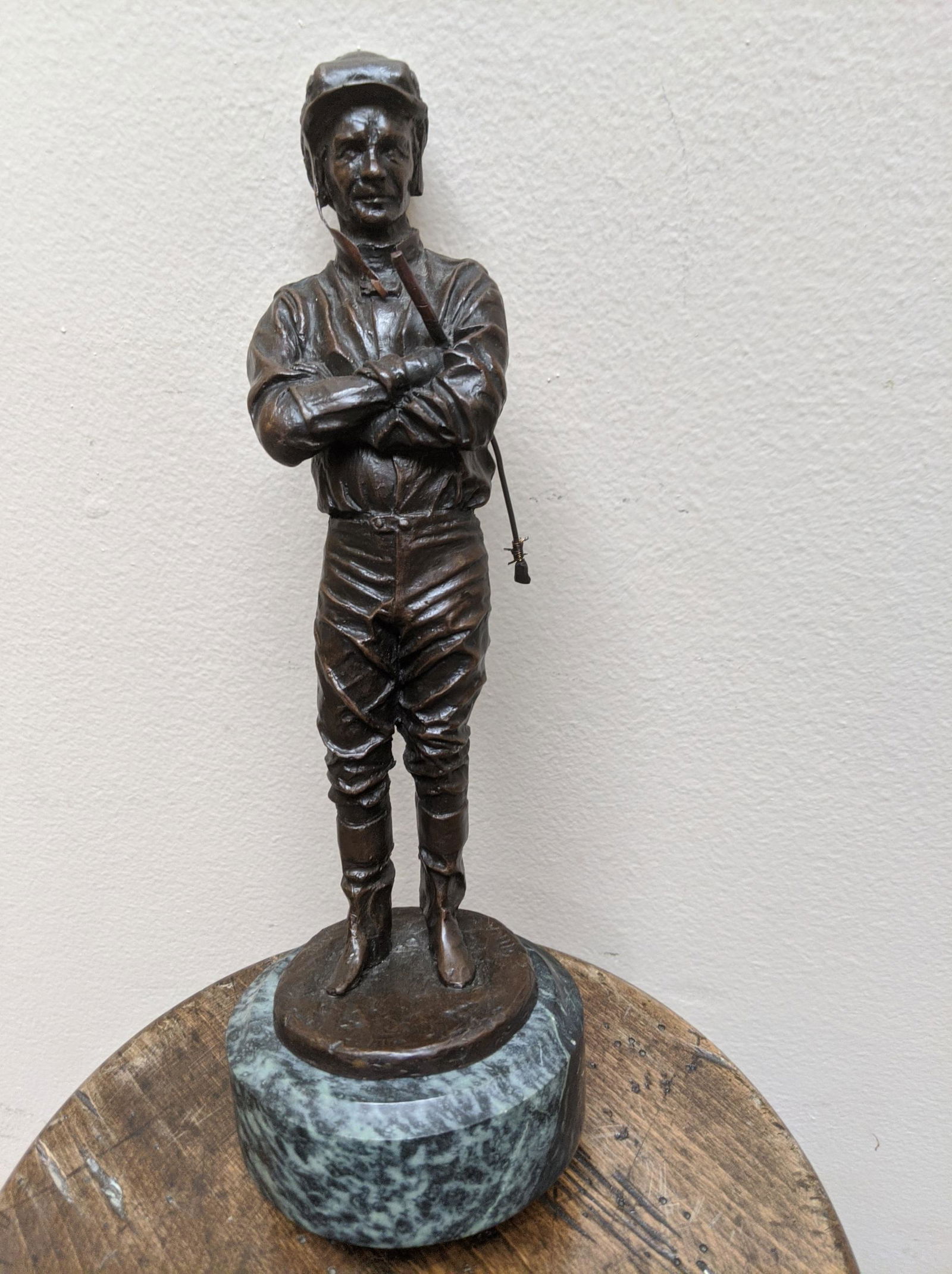 1984 Nina Kaiser Ltd Ed Horse Jockey Bronze Sculpture (1 of 8)