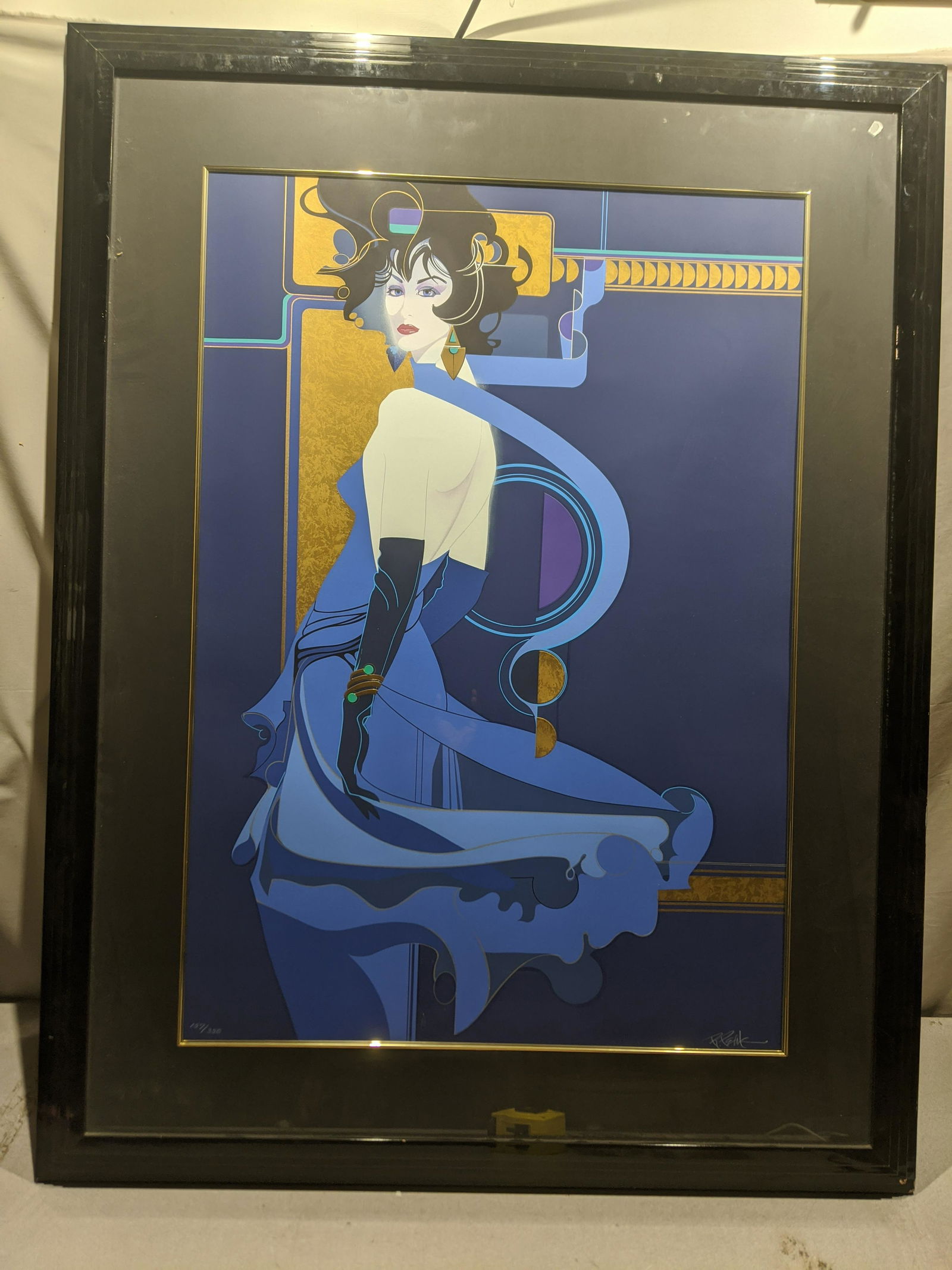 Robert Peak Blue Indigo Ltd Ed Serigraph HUGE (1 of 10)