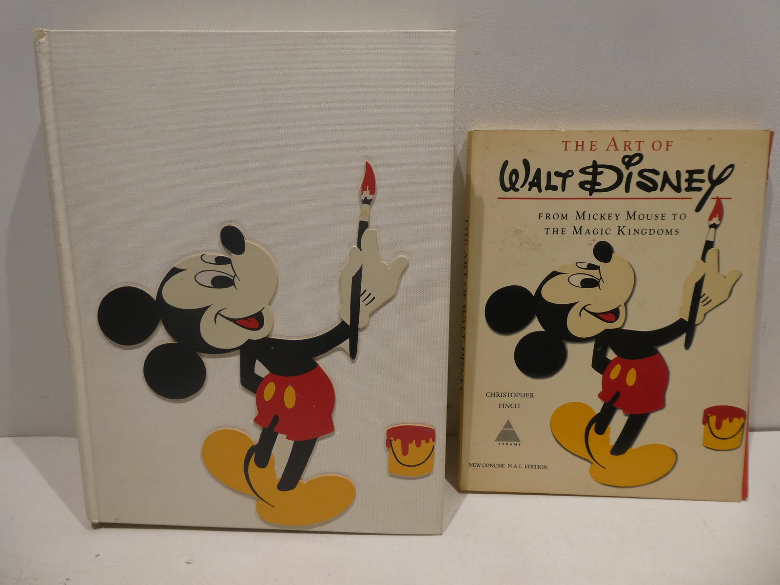 1973 Christopher Finch Art of Walt Disney 1st Ed Book: 1973 Christopher Finch Art of Walt Disney 1st Ed Book along with a 1975 softcover edition. Condition:Softcover has some mild staining Shipping:We offer in-house shipping. Item(s) will be packed after 
