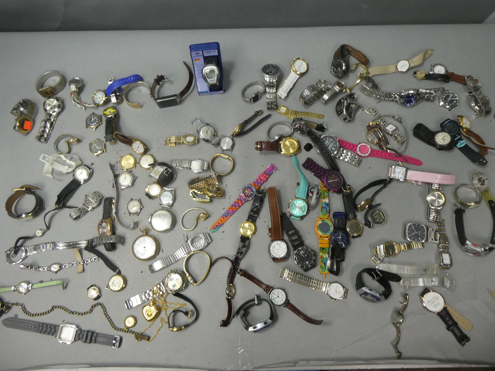 Large Lot Assorted Antique Vintage Watches Wristwatches: Large Lot Assorted Antique Vintage Watches Wristwatches. Part of a large find. See photos for details and check out other lots.. Condition:As found, Sold as is Shipping:We offer in-house shipping. Ite