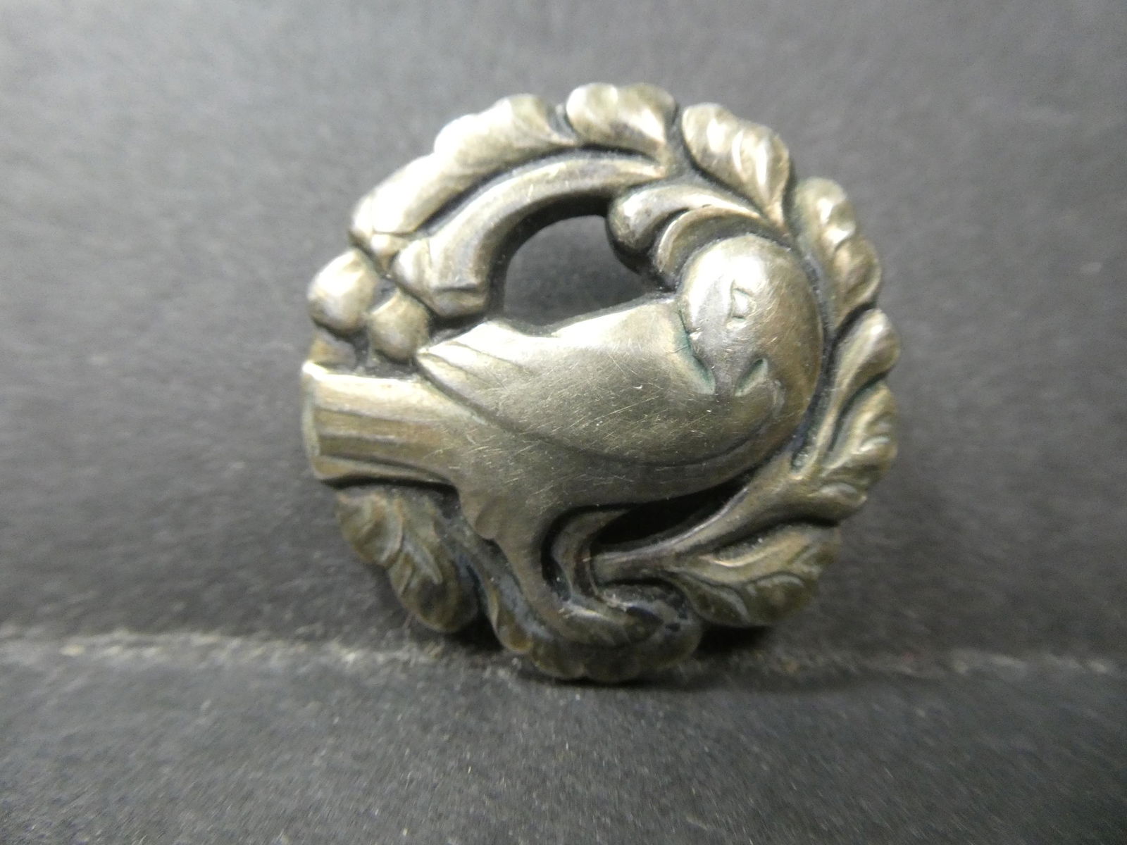Sterling Silver Georg Jensen Dane Craft Dove Pin Brooch (1 of 3)