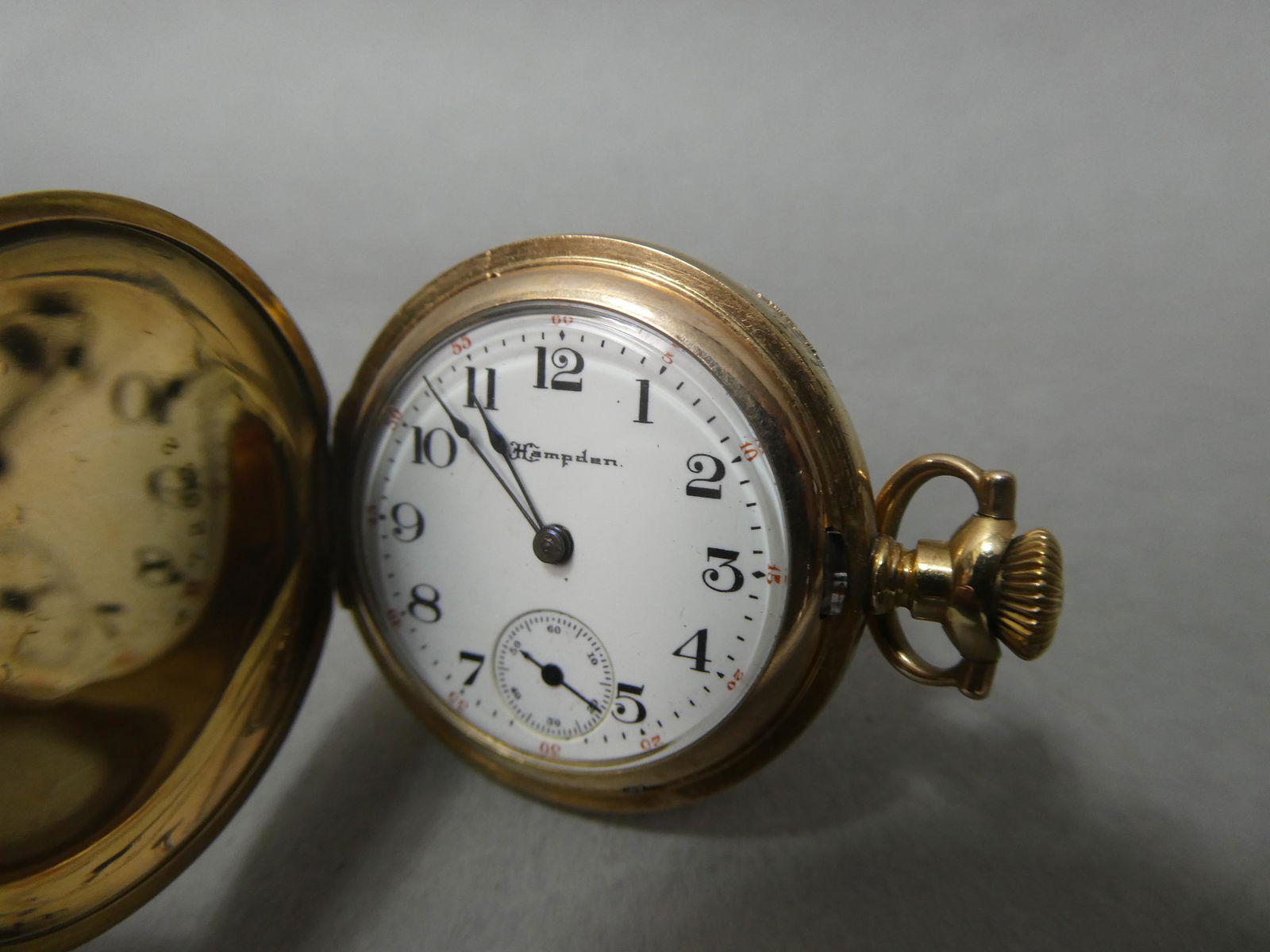 1904 Hampden Diadem Pocket Watch W Dueber Special Case