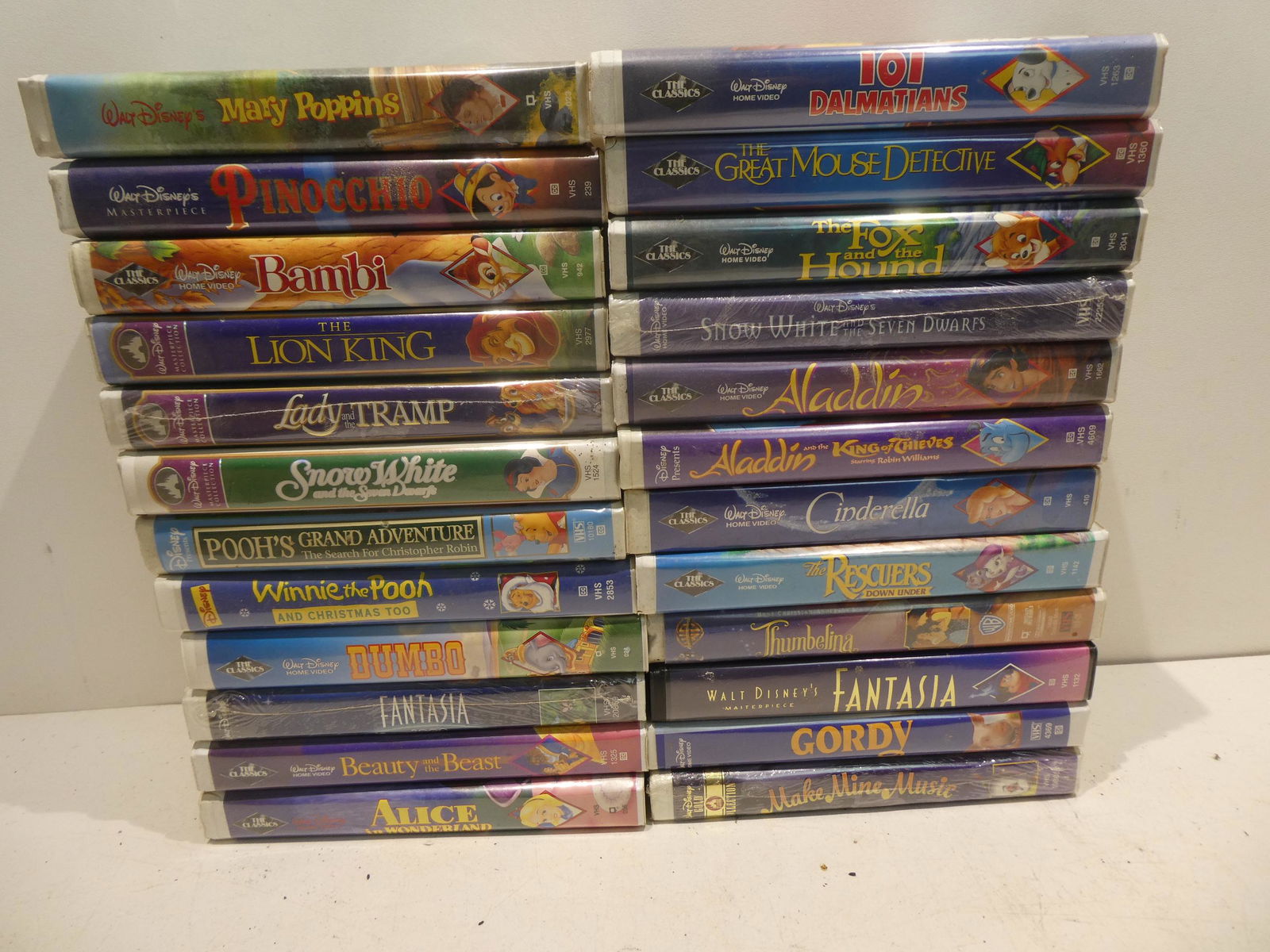 Lot 24 Assorted Disney Movie VHS Tapes (1 of 7)