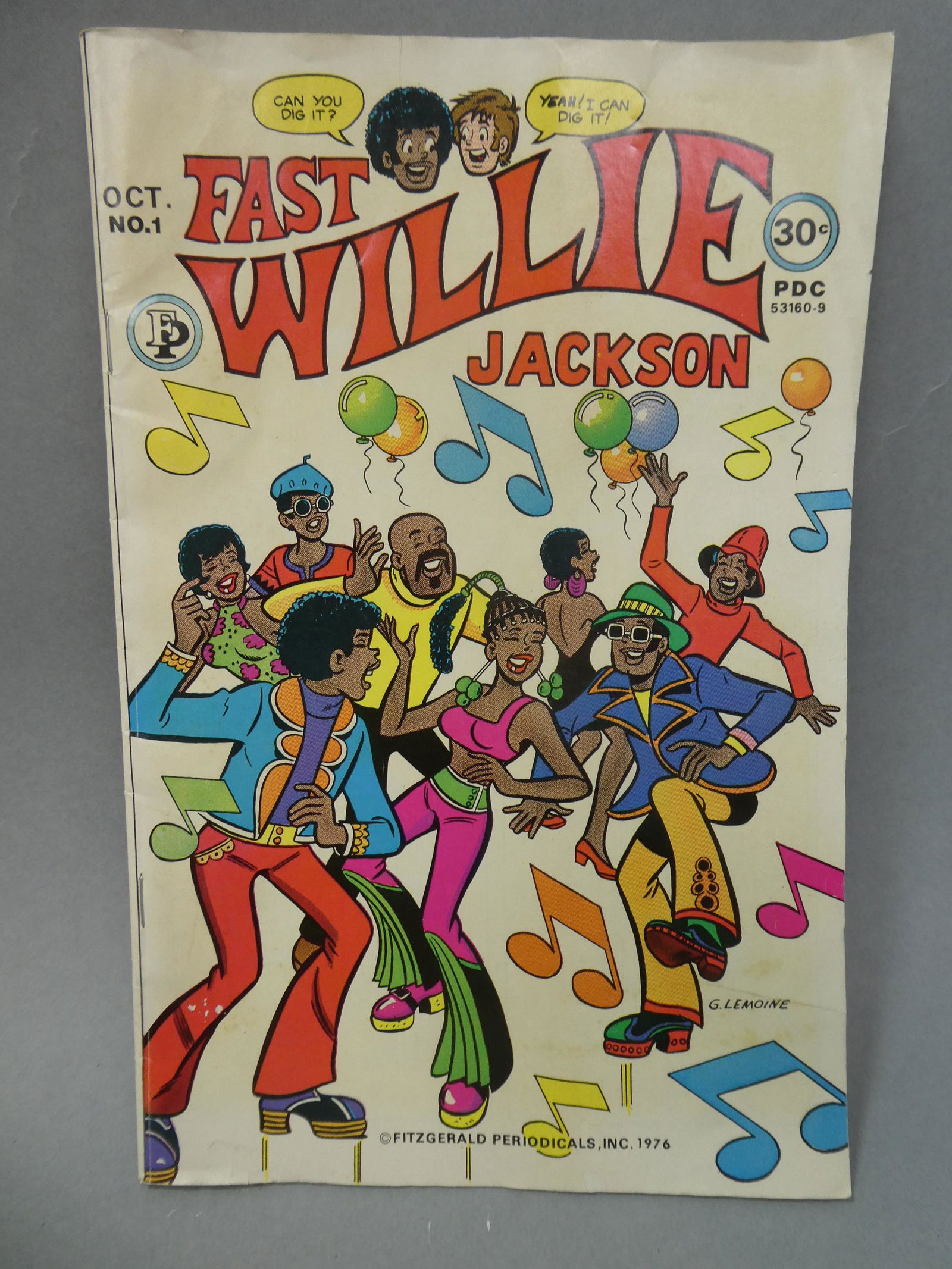 1976 Fast Willie Jackson Comic Book NO 1 (1 of 2)