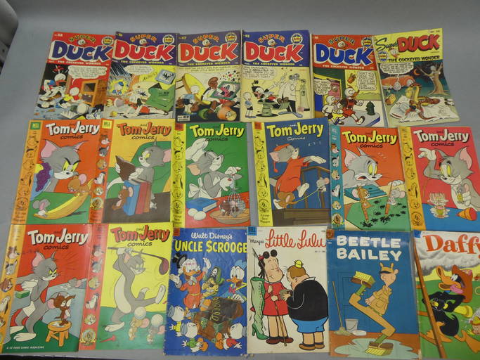 Lot 24 Comics Dell Tom & Jerry Super Duck etc - Mar 13, 2022 | Lodestar Auctions in IL Lot 24 Comics Dell Tom & Jerry Super Duck etc - Mar 13, 2022 | Lodestar Auctions in IL