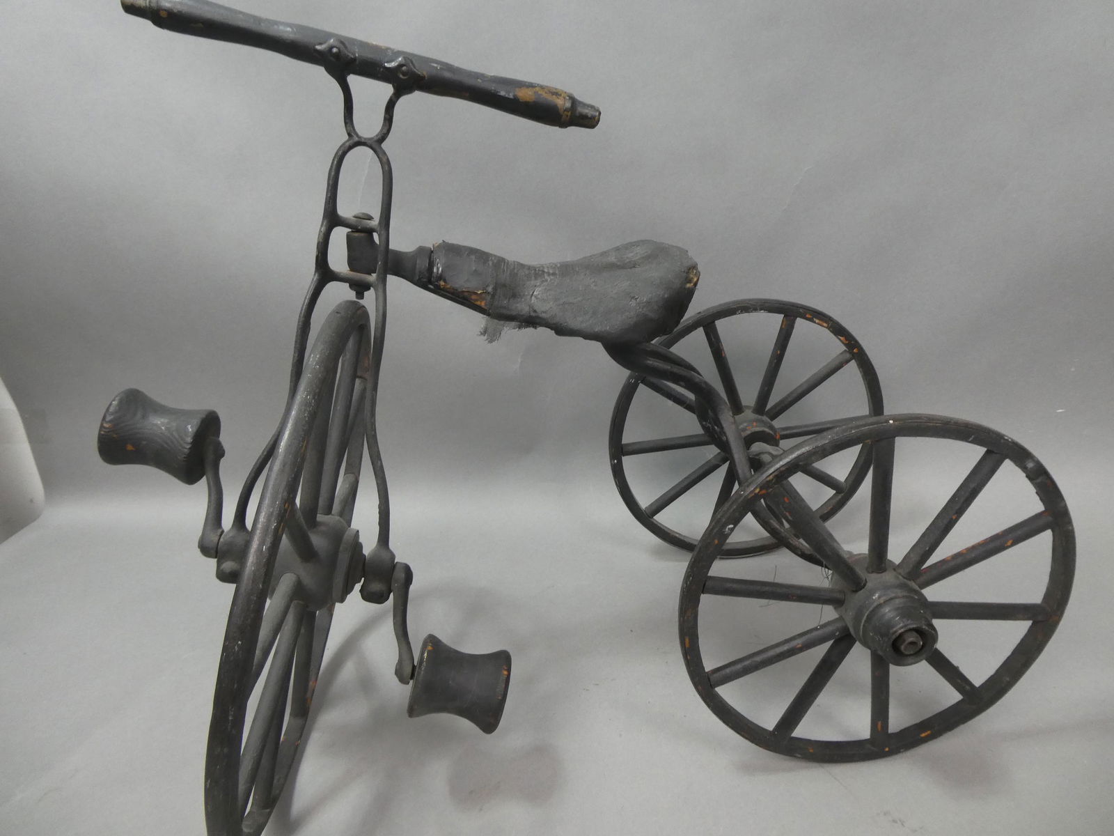 19th Century Wooden & Metal Tricycle (1 of 9)