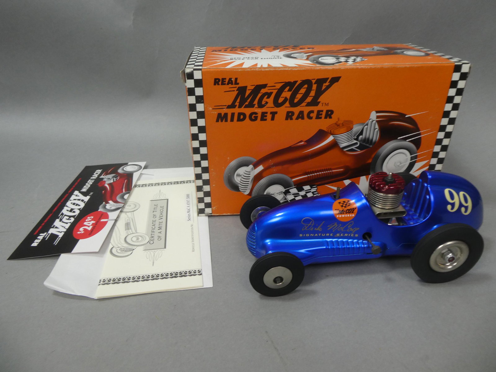1999 Real McCoy Midget Racer NOS In Box 707/5000: 1999 Real McCoy Midget Racer NOS In Box Series Ac A 707/5000. Condition:New in box Shipping:We offer in-house shipping. Item(s) will be packed after invoice is paid and shipping charge will be invoice