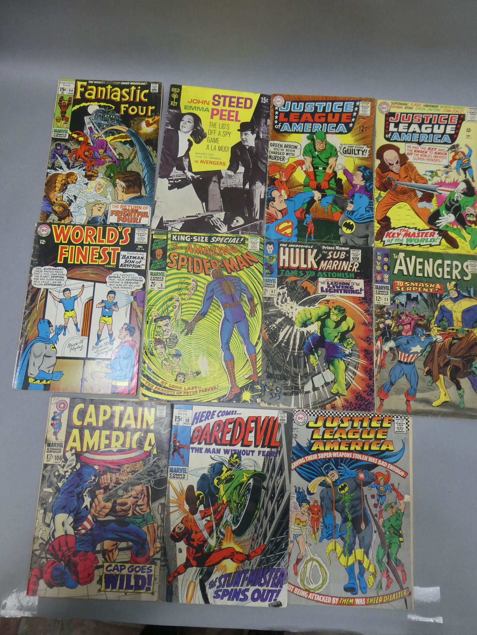 Lot 11 Assorted 1960's Comics Spider-Man Avengers etc (1 of 13)