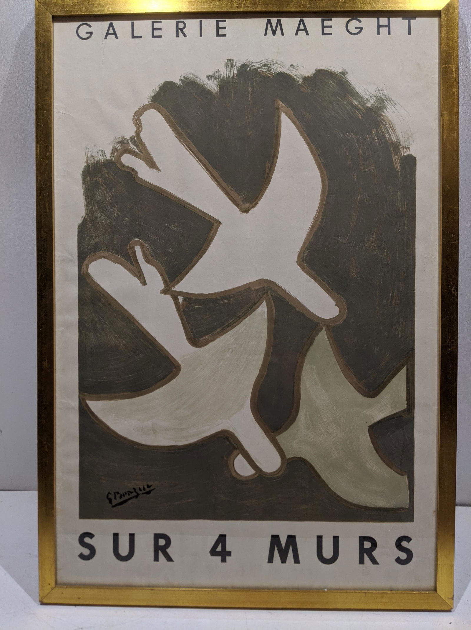 1958 Georges Braque Ltd Ed Lithograph Gallerie Maeght (1 of 10)