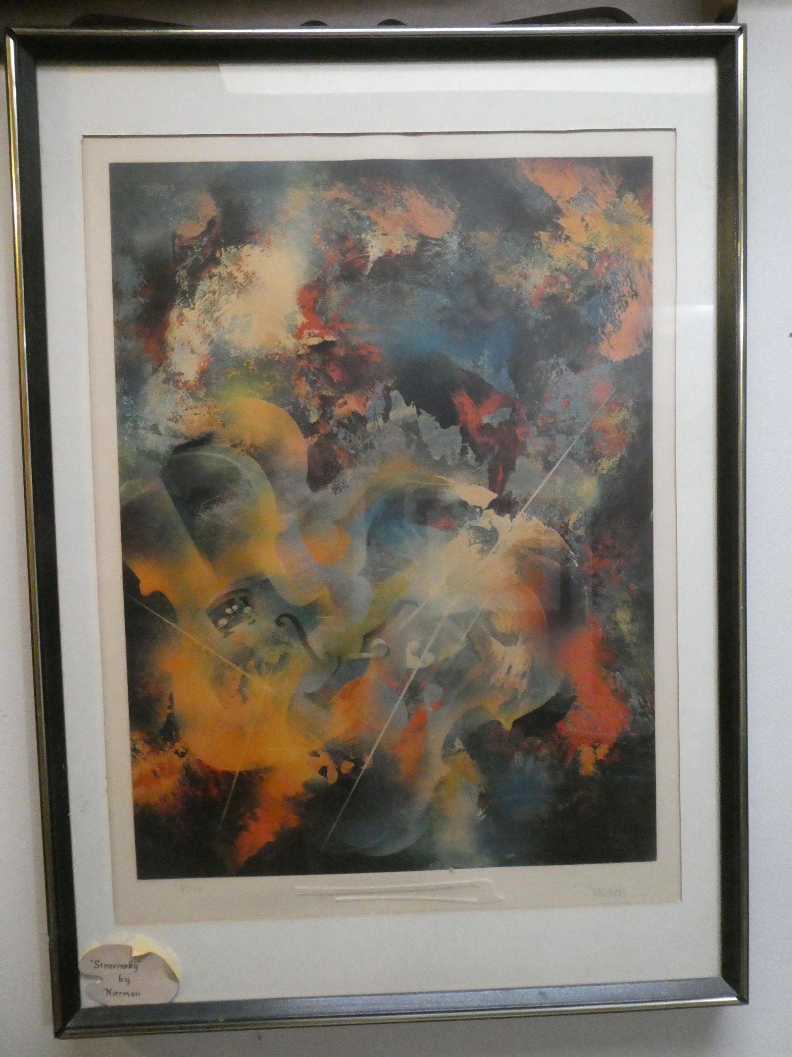 1976 Leonardo Nierman Stravinsky Ltd Ed Litho (1 of 12)