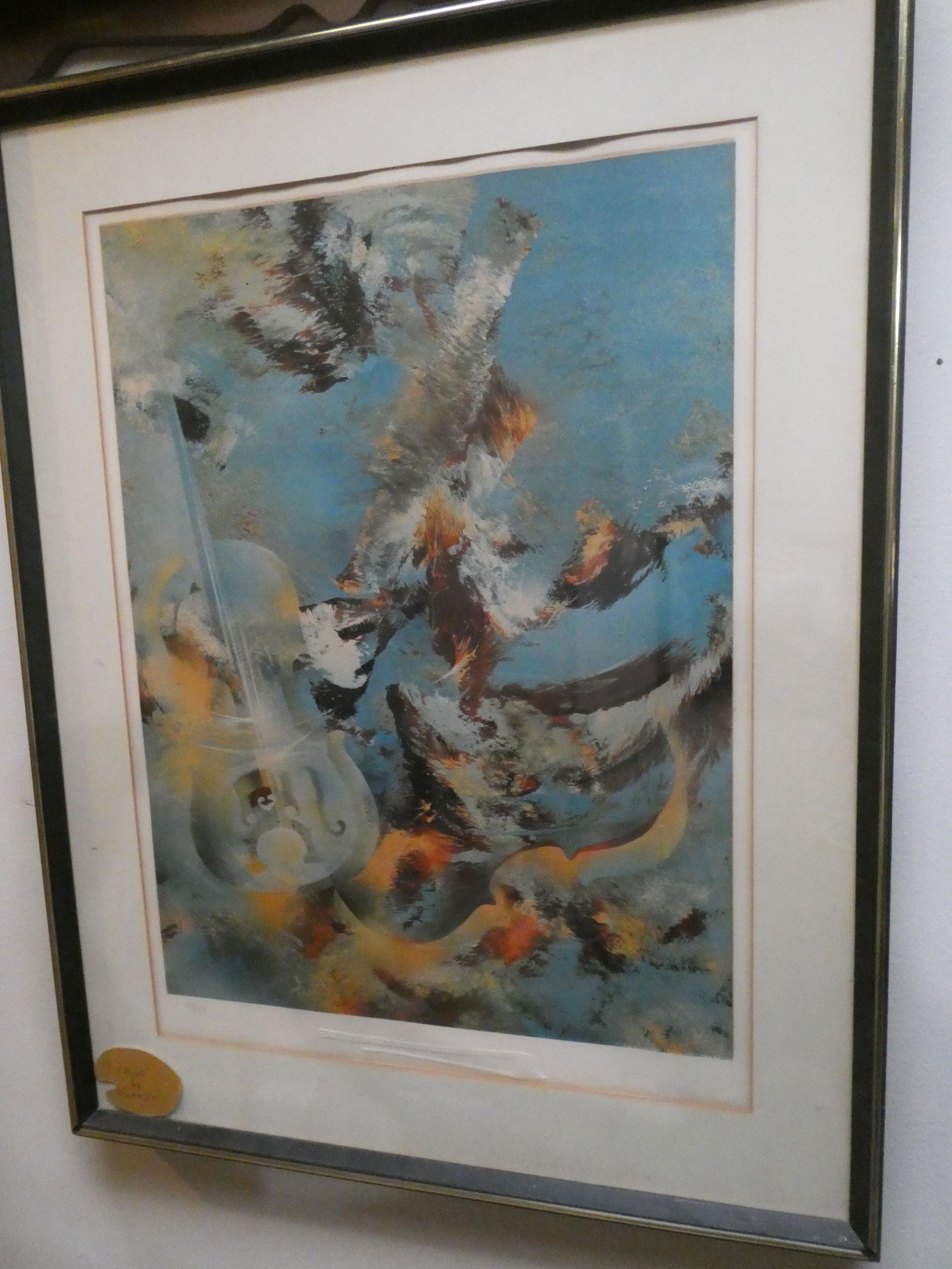 1976 Leonardo Nierman Bach Ltd Ed Litho (1 of 14)