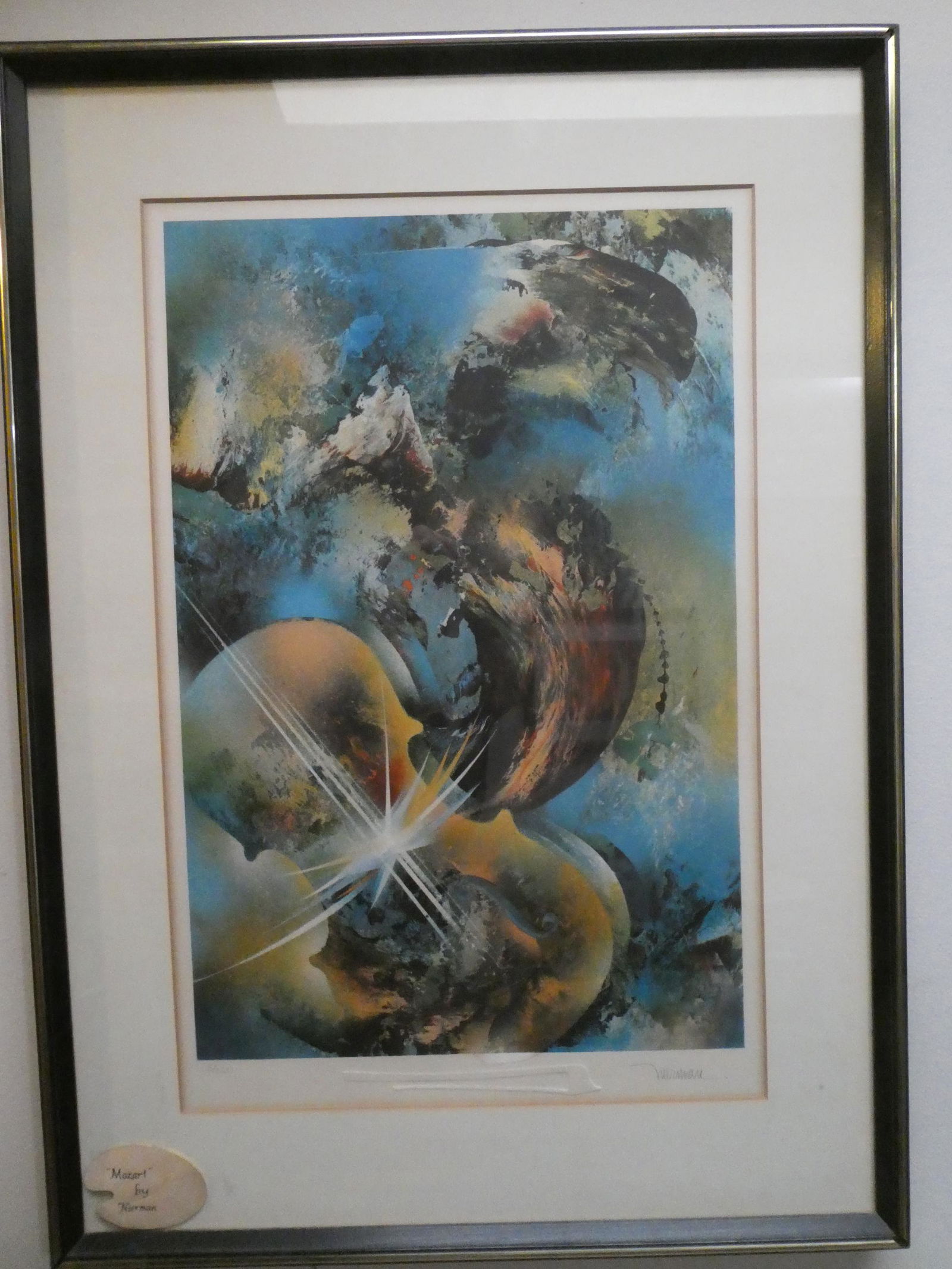 1976 Leonardo Nierman Mozart Ltd Ed Litho (1 of 12)