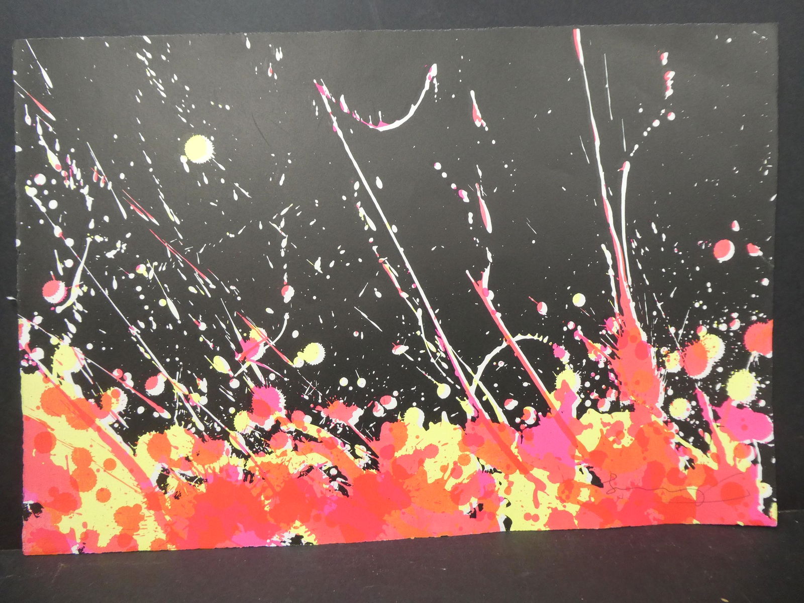 1974 Walasse Ting Fireworks Print in Colors Lithograph (1 of 13)