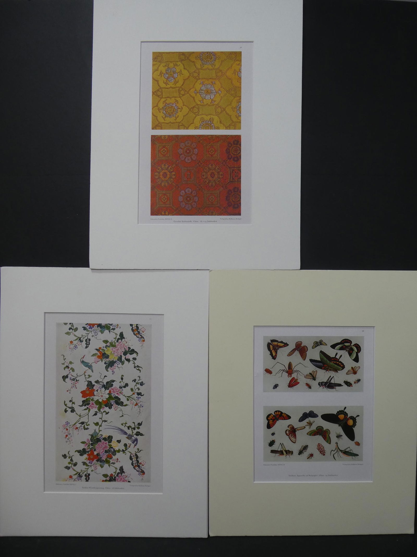 Set 3 1895 Dekorative Vorbilder Julian Hoffman Prints (1 of 11)