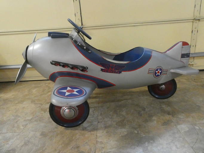 1941 Murry Steelcraft Pursuit Airplane Pedal Car