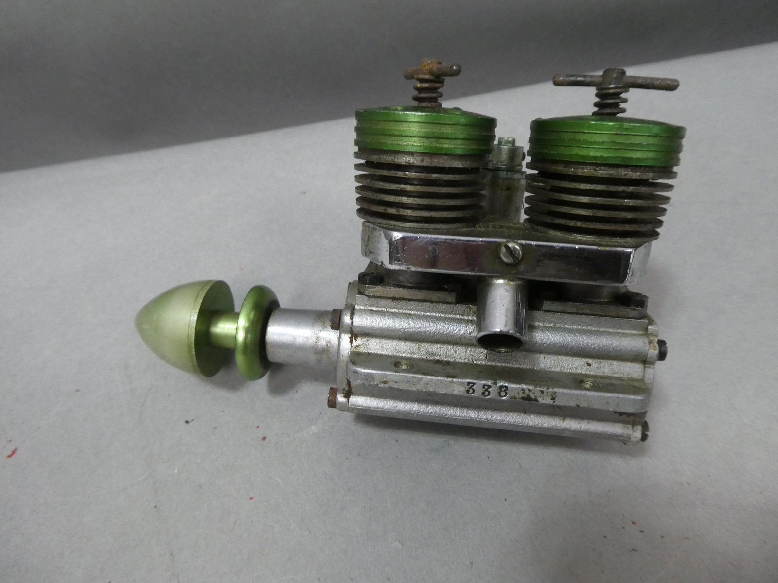 Talpin Twin 8cc #338 RC Boat Airplane Engine: Talpin Twin 8cc #338 RC Boat Airplane Engine. Condition:Used, has not been tested Shipping:We offer in-house shipping. Item(s) will be packed after invoice is paid and shipping charge will be invoiced