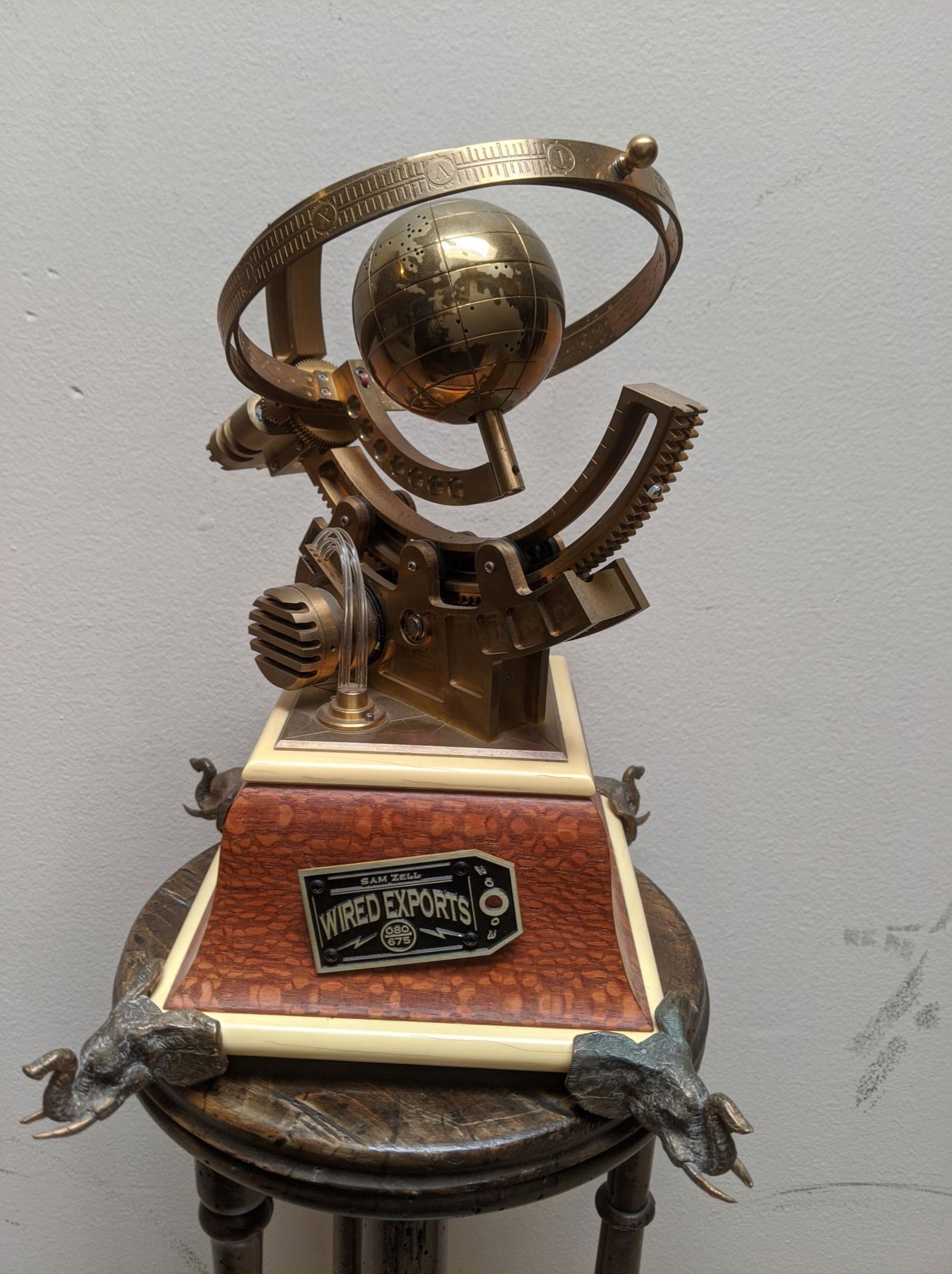 2003 Sam Zell Wired Exports Automaton Music Box (1 of 8)