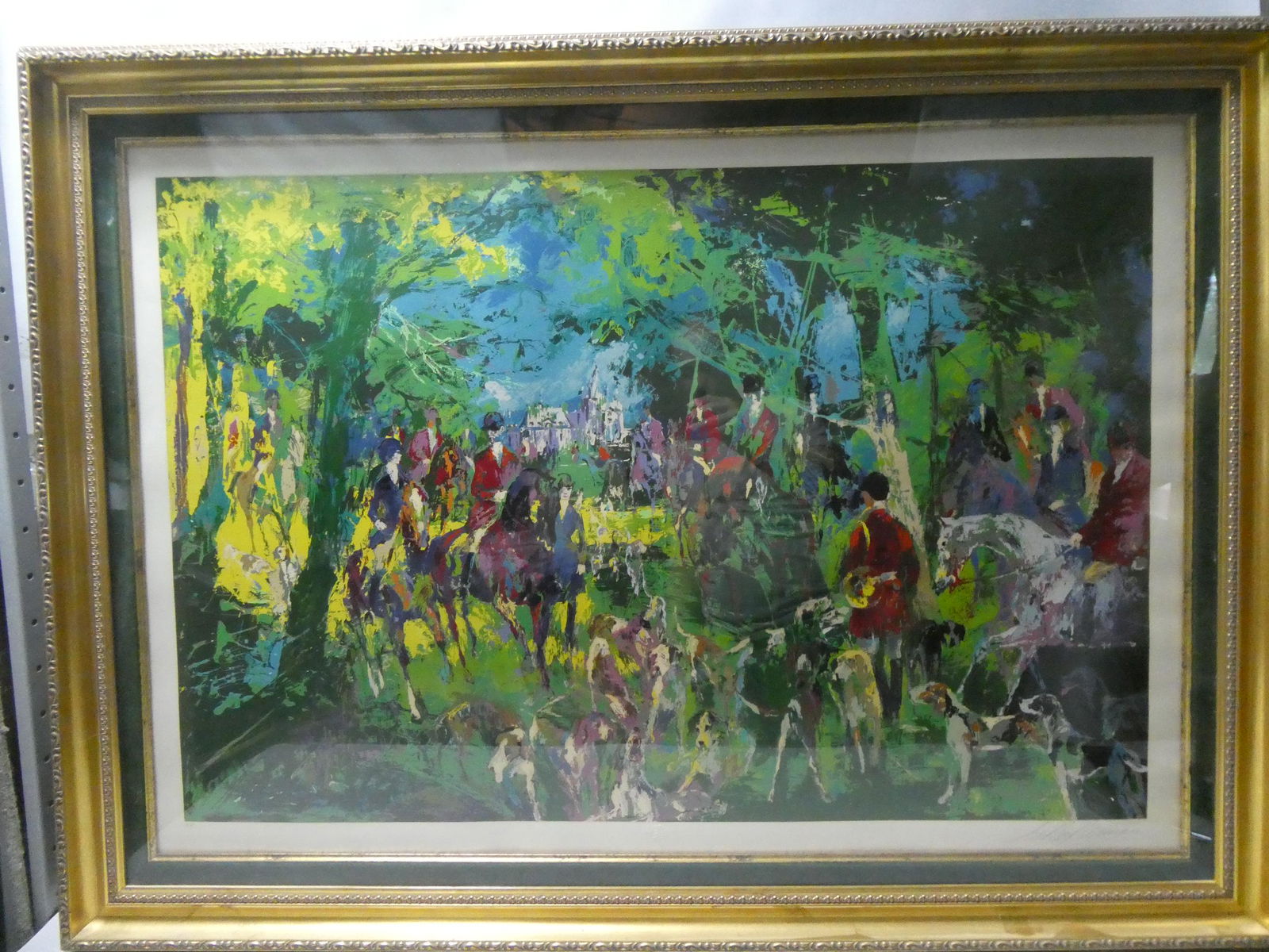 LeRoy Neiman Signed Hunt of Unicorn Large Lithograph (1 of 13)